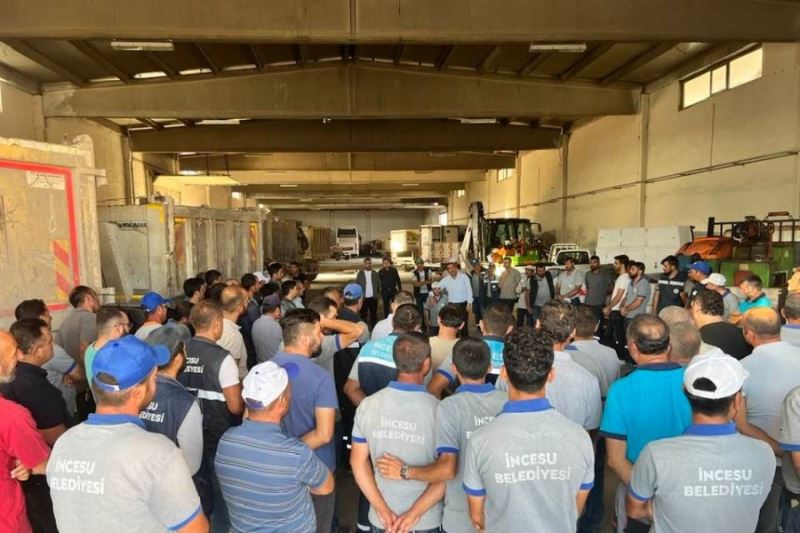 Belediye Başkanımız Av. Mustafa İLMEK Belediyemizin kademe binasında fedakarca  çalışan personelimiz ile bir araya gelerek Daha güzel İncesu için  değerlendirme toplantısı yaptı.