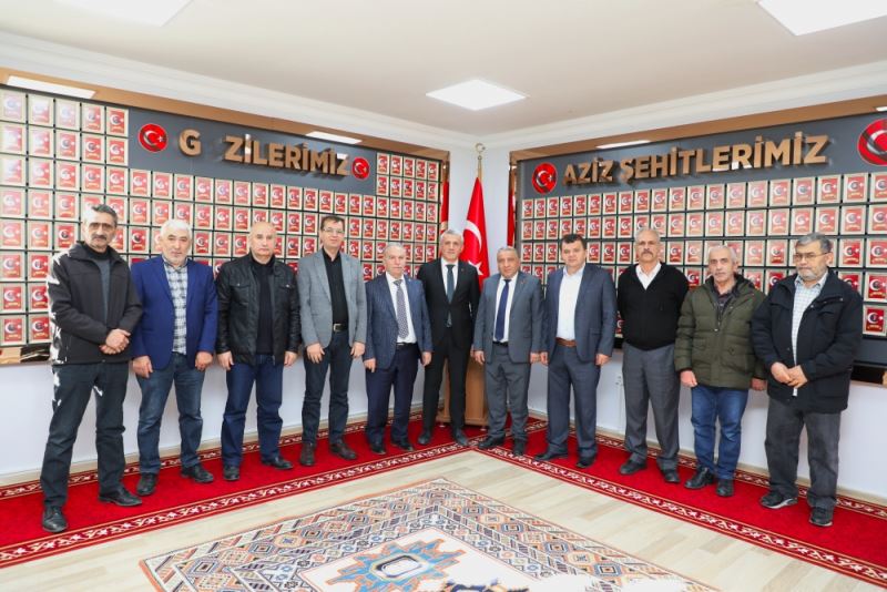 TÜRKİYE HARP MALULÜ GAZİLER VE ŞEHİT AİLELERİ DERNEĞİNİ ZİYARET