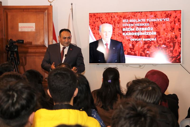 BAŞKAN YILMAZ, GENÇLERE ŞANLI TARİHİMİZİ ANLATTI!