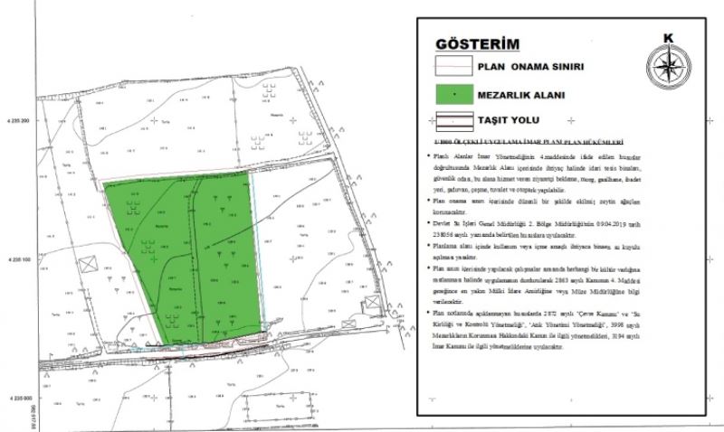 UİP-35516388 Plan İşlem Numaralı İmar Planı Değişikliği İlanı