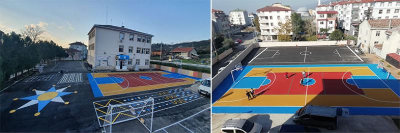 2022 yılında Büyükşehir’den 106 okula pota