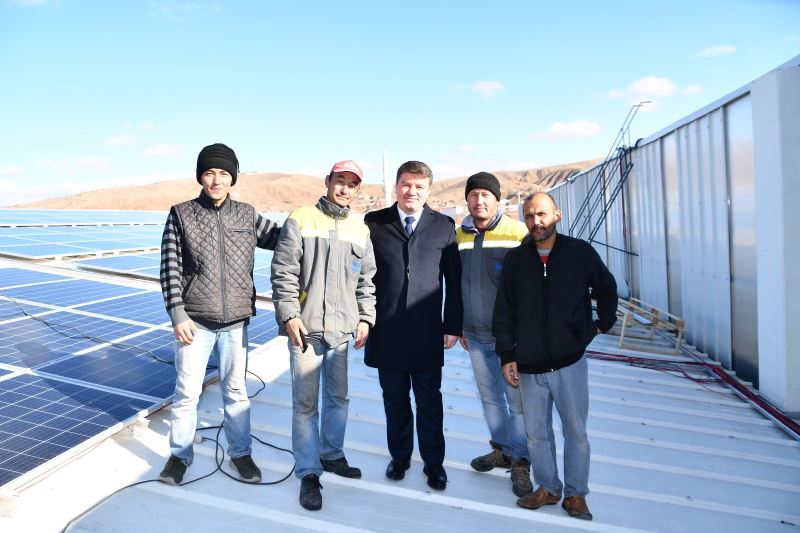 3.8 MİLYON TL MALİYETLE KURULAN GES PROJESİNDEN 6.8 MİLYON TL GELİR ELDE EDİLDİ