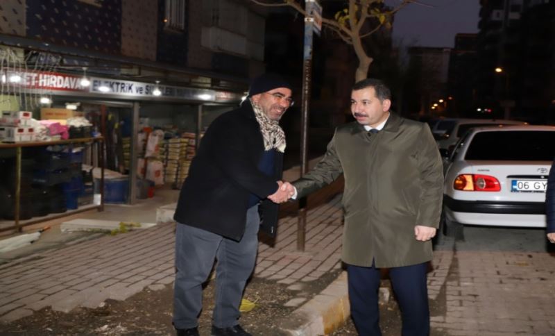 BAŞKAN BAYDİLLİ GÜNÜN İLK IŞIKLARIYLA BİRLİKTE SAHADA