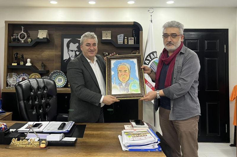 Ünlü Karikatürist Aşkın AYRANCIOĞLU Belediye Başkanımız Hayr..