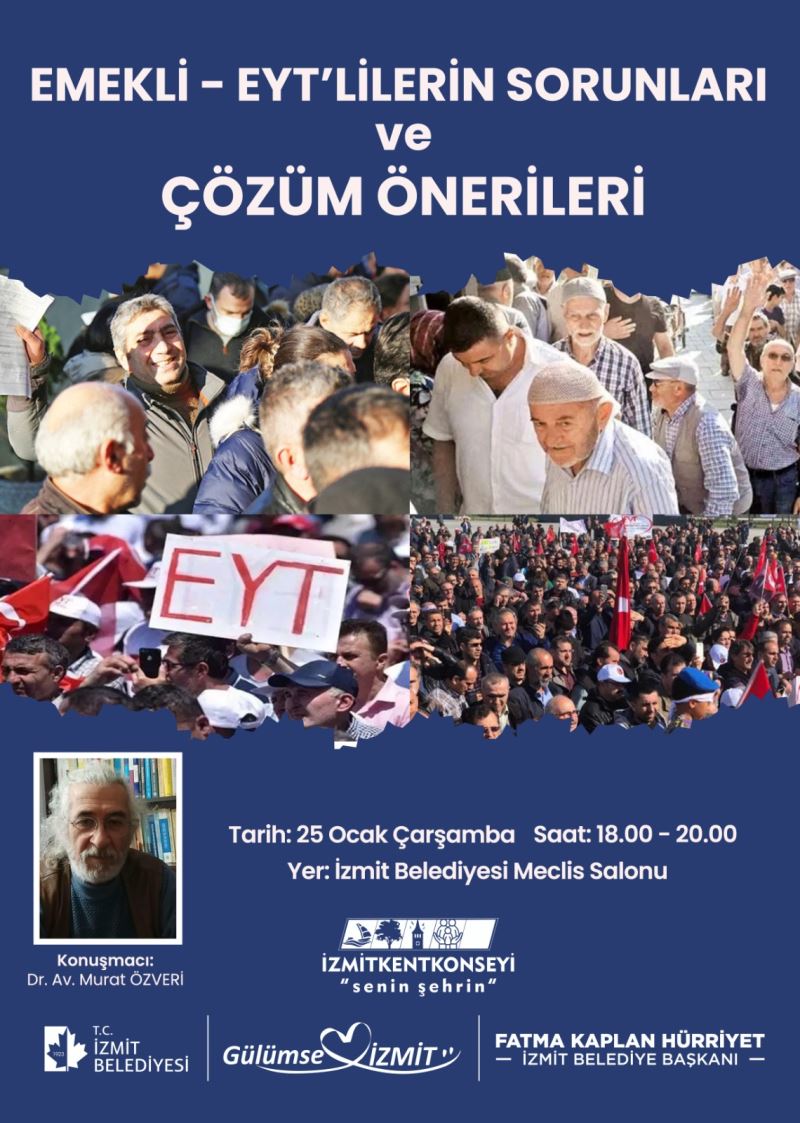 İZMİT BELEDİYESİ MECLİS SALONU EYT’Lİ PANELİNE EV SAHİPLİĞİ YAPACAK