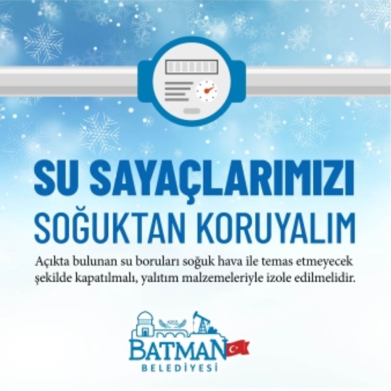 BELEDİYE VATANDAŞLARI, SAYAÇ DONMASINA KARŞI UYARDI