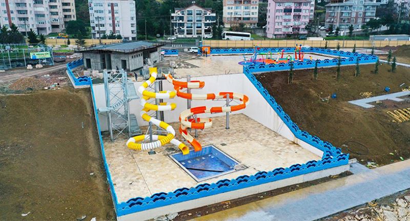 Aquapark tamam, sıra çevre düzenlemesinde
