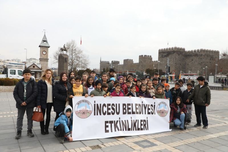 İncesu Belediyesi sömestr etkinlikleri kapsamında öğrencilerimiz Gevher Nesibe, Arkeoloji ve Milli Mücadele Müzelerini