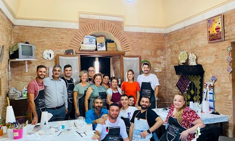 Tarihi Yeni Han İtalya ve Yunanistan’dan Özel Konuklarını Ağırladı