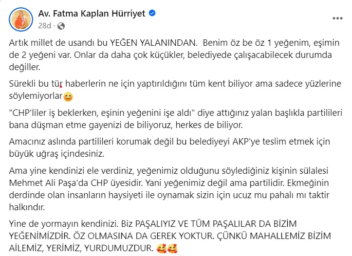 HÜRRİYET, “MİLLET USANDI BU YEĞEN YALANINDAN. YİNE KENDİNİZİ ELE VERDİNİZ”