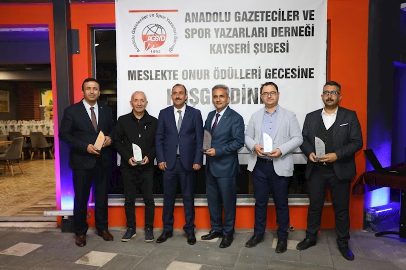 Anadolu Gazeteciler ve Spor Yazarları Derneği (AGSYD) Kayseri Şubesi  