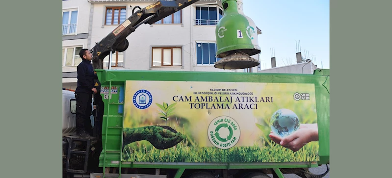 YILDIRIM’DA 4 BİN 710 TON ATIK CAM TOPLANDI