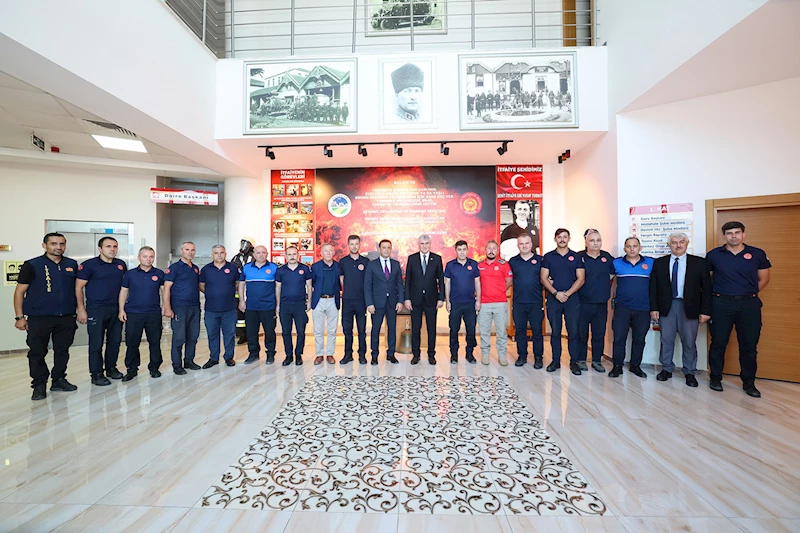 “İtfaiye teşkilatımızı güçlendirecek yeni yatırımları hayata geçiriyoruz”
