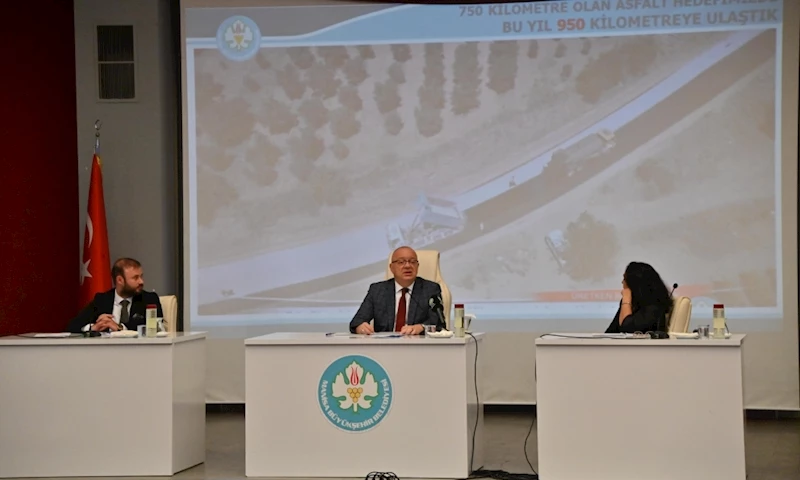 Asfaltta 950 Kilometre Hedefi de Aşıldı