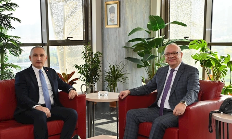 Başkan Cengiz Ergün, İl Tarım ve Orman Müdürü Öztürk’ü Konuk Eti