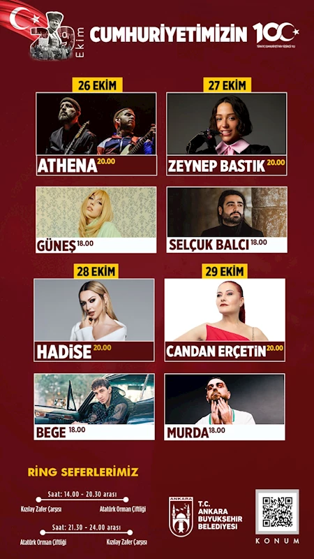 BAŞKENTTE CUMHURİYET BAYRAMI COŞKUSU