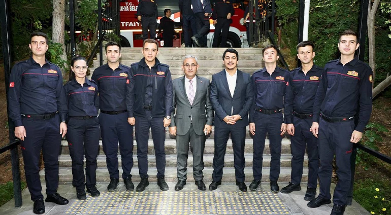 BAŞKANIMIZ IŞIK, İTFAİYE ERLERİMİZLE BİR ARAYA GELDİ