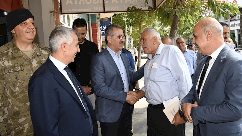 Başkan Güngör ve Vali Ünlüer, Andırın’da Ziyaret ve İncelemelerde Bulundu