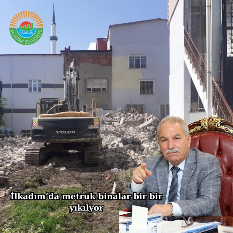 METRUK BİNALAR BİR BİR YIKILIYOR