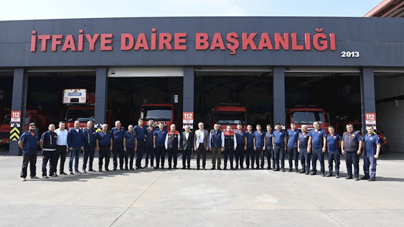 Başkan Güngör’den İtfaiye Teşkilatına Ziyaret