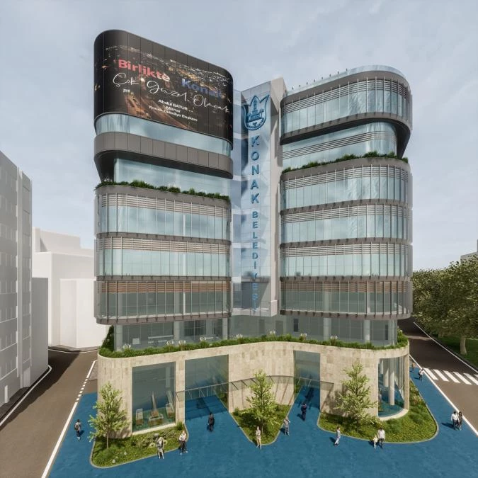 Konak Belediyesi Yeni Hizmet Binası İhalesinde İmzalar Atıldı