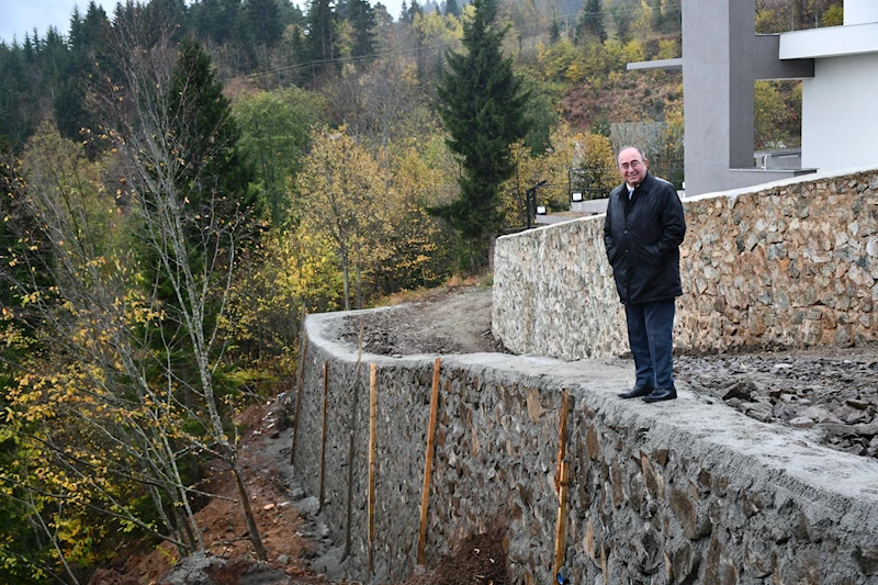 BAŞKAN ELÇİN SAHA İNCELEMELERİNDE BULUNDU