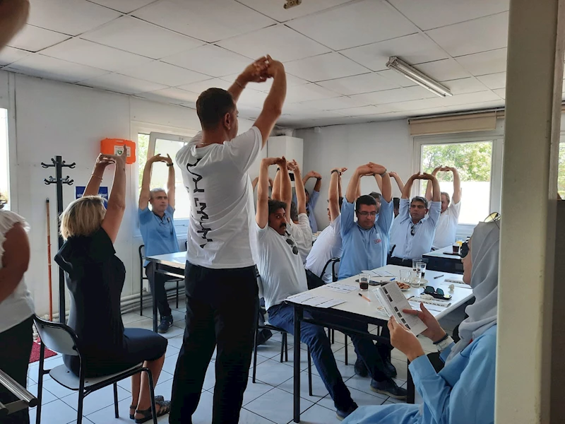 EGO PERSONELİNE STRES VE STRES YÖNETİMİ PROGRESİF GEVŞEME VE POSTÜR EGZERSİZLERİ EĞİTİMİ