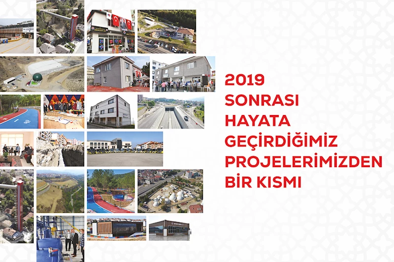 2019 Sonrası Hayata Geçirdiğimiz Projelerimizden Bir Kısmı