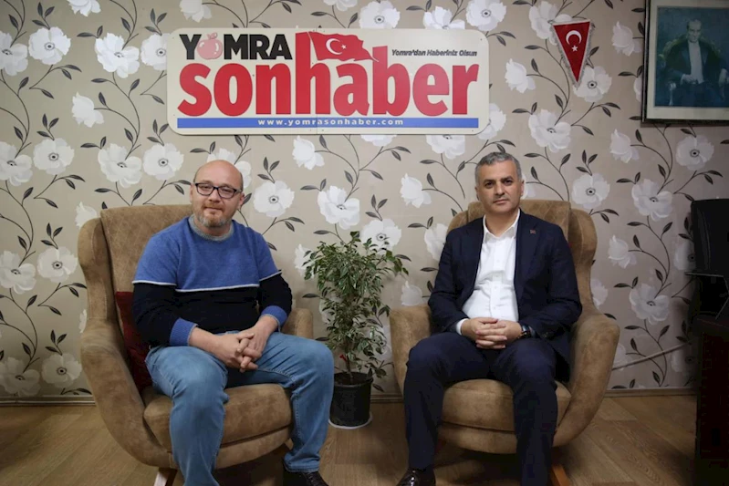 BELEDİYE BAŞKANIMIZDAN YOMRA SONHABER GAZETESİNİ ZİYARET