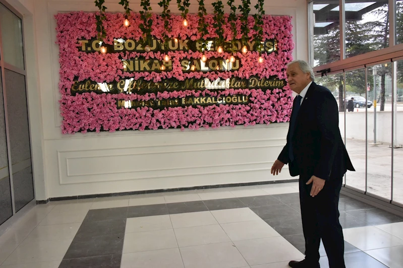 BAŞKAN BAKKALCIOĞLU’NDAN YENİ NİKAH SALONUNDA SON KONTROLLER