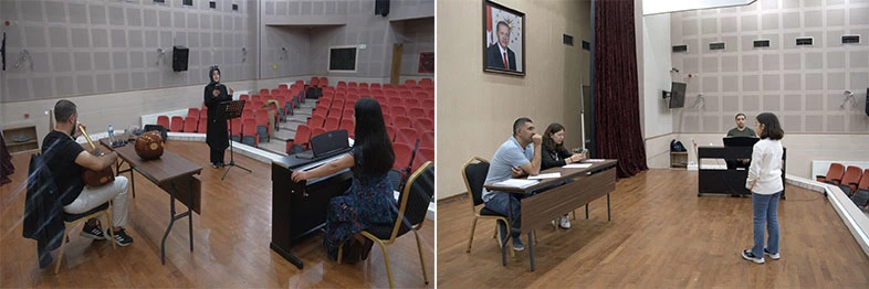 Konservatuvar korist seçmelerine yoğun ilgi