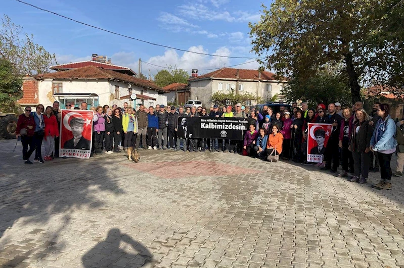 Mysia Yolları’nda Atatürk’ü andılar