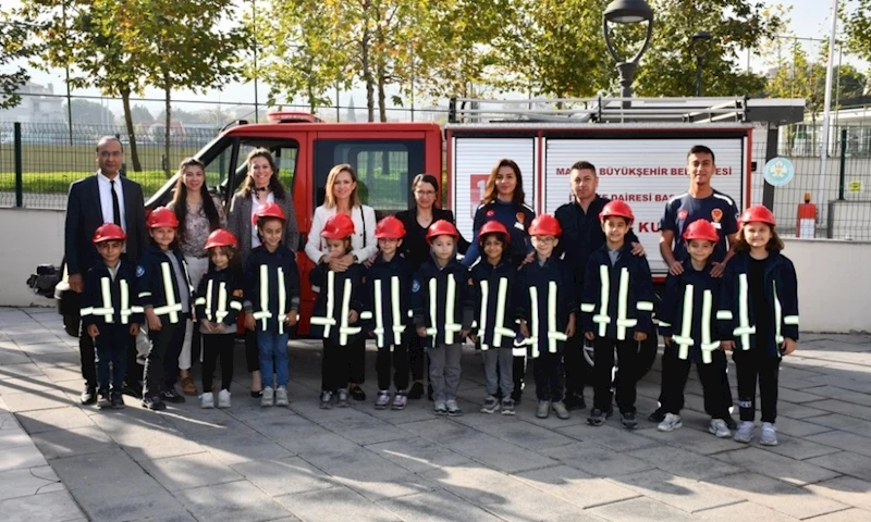 Büyükşehir’in Minikleri Afet Konusunda Bilgilendirildi