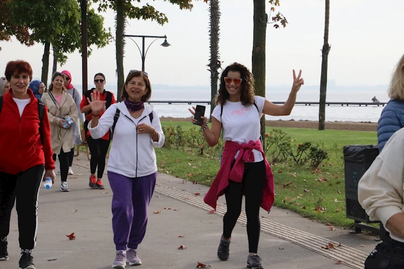 İZMİT BELEDİYESİ, KADINLARI SAĞLIKLI YAŞAM YÜRÜYÜŞLERİNDE BULUŞTURMAYA DEVAM EDİYOR