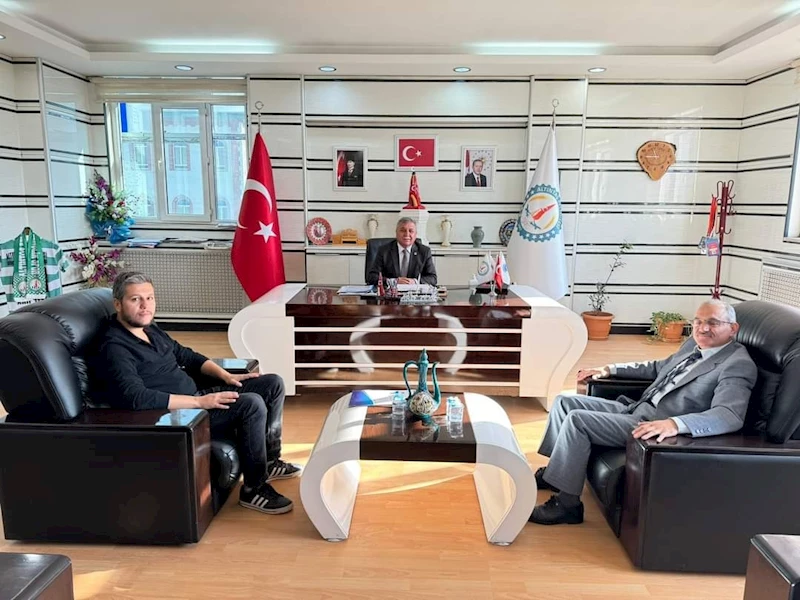 İşkur Şube Müdürümüz ve Meslek Danışmanımız Belediyemizi ziyaret ettiler.