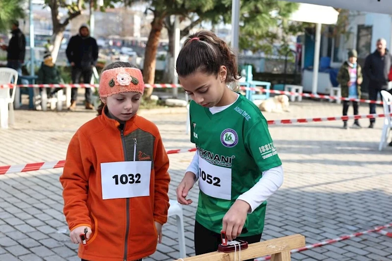 Gölyazı’da oryantiring yarışları renkli anlara sahne oldu