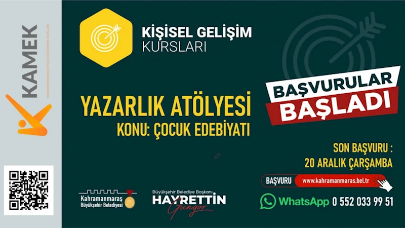 Büyükşehir’in Yazarlık Atölyesi’nde Başvurular Başladı!