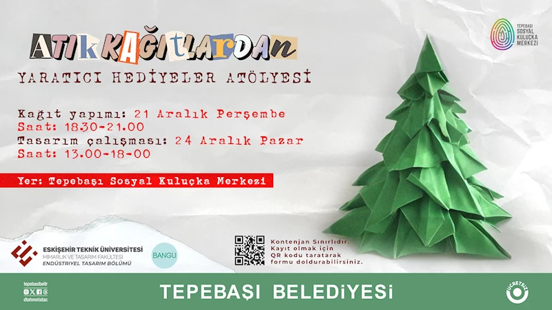 ATIK KAĞITLARDAN HEDİYELER YAPILACAK