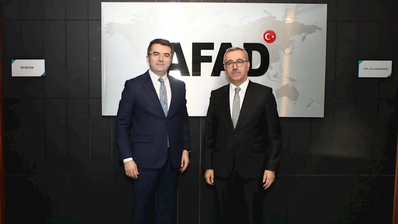 Başkan Güngör, AFAD Başkanı Memiş ile Bir Araya Geldi