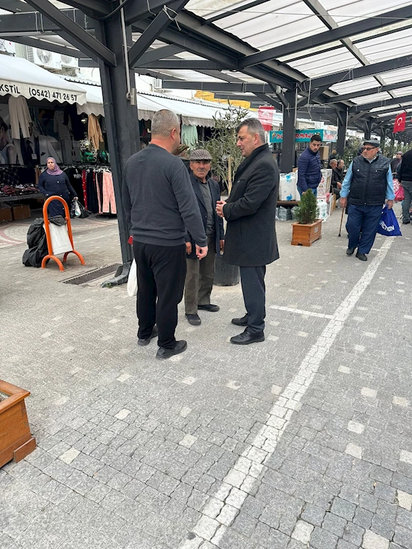 Belediye Başkanımız Serkan Koyuncu’dan Pazar Esnafı ve İlçe Esnaflarımıza Ziyaret