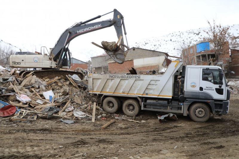 İncesu Belediyesi depremin vurduğu Kahramanmaraş