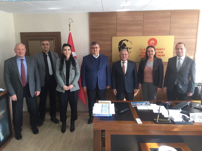 Başkan Büyükkılıç’tan Çevre, Şehircilik ve İklim Değişikliği İl Müdürlüğü’ne Ziyaret