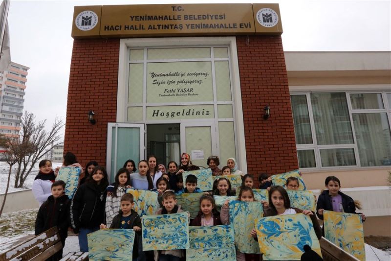 Yenimahalleli Çocukların Ara Tatili Dolu Dolu Geçti
