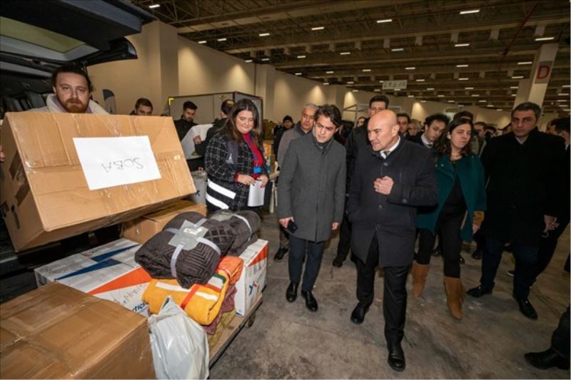 İzmir’den deprem bölgesine destek çığ gibi büyüyor