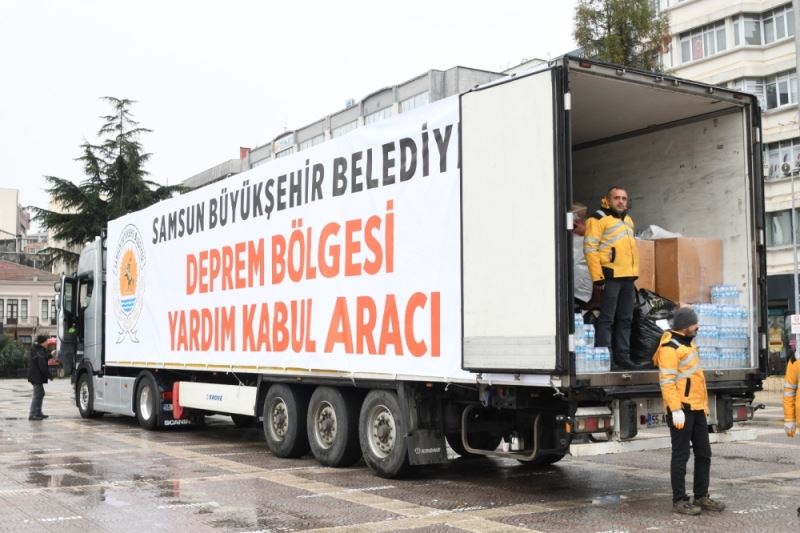 Samsunlular yardım için koştu