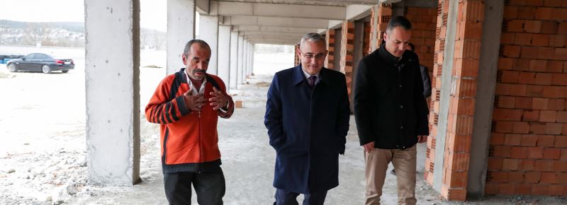 KAMYON GARAJI İNŞAATI TÜM HIZIYLA SÜRÜYOR