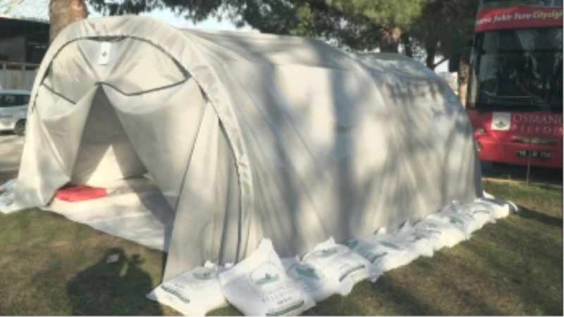 Deprem Bölgesi İçin Özel Çadırlar Hazırlandı