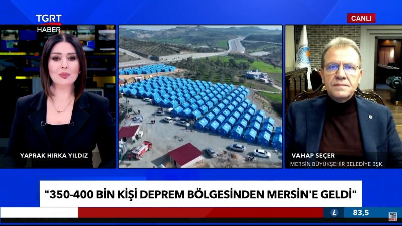 Başkan Seçer, TGRT Haber TV
