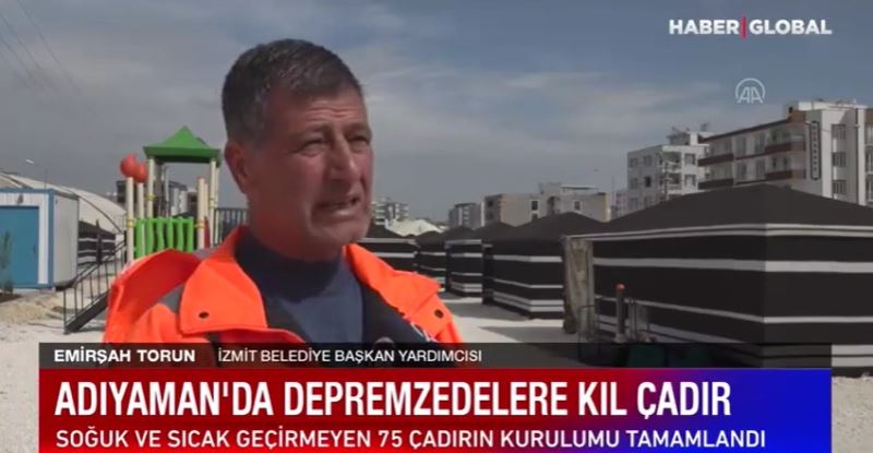 İZMİT BELEDİYESİNİN KIL ÇADIRLARI ULUSAL BASINDA SES GETİRDİ