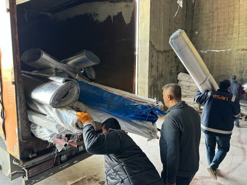 Keçiören Belediyesinden Hatay Payas’a 50 çadır daha gönderildi